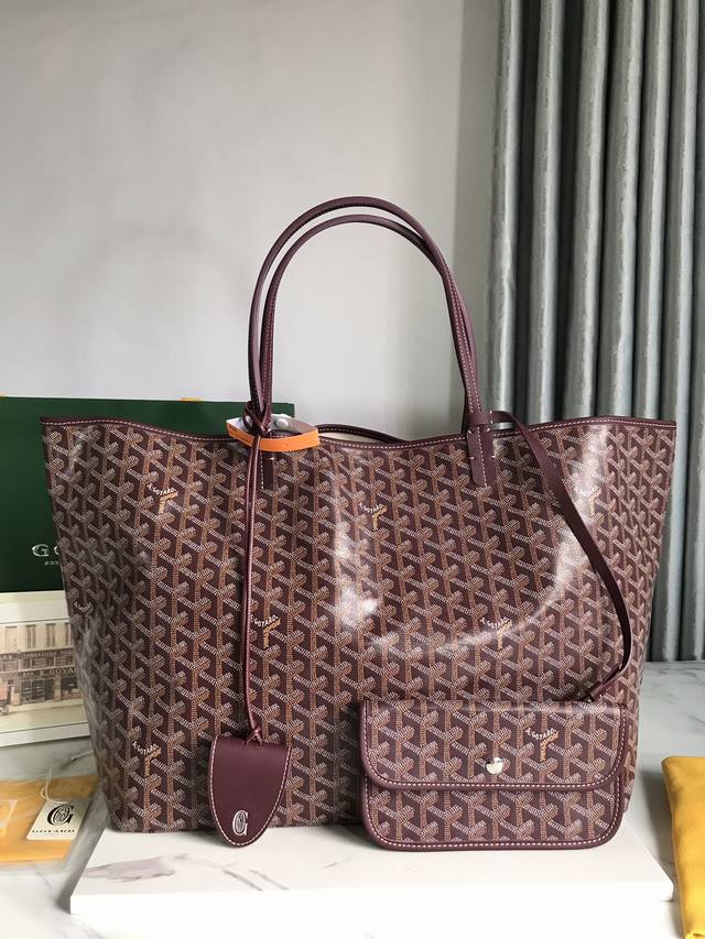 正品级 大号 tote 升级配包夹 goyard 戈雅 经多次研究与改良 不断提升面料与皮质 全方位独家定制只为不断达到客户的高品质要求 底布采用与zp一致的定