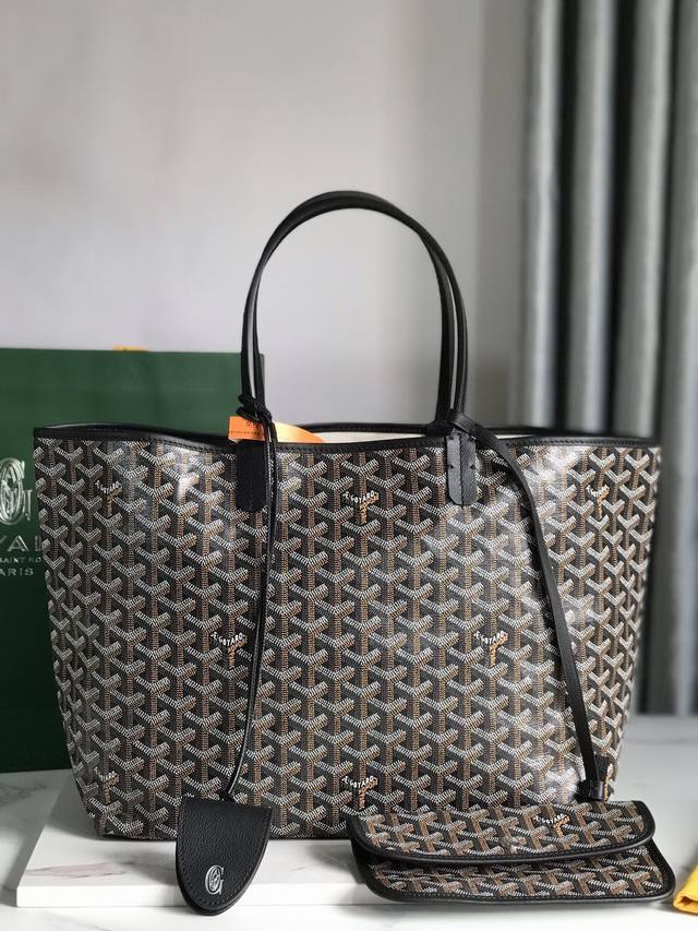 正品级 中号 goyard 戈雅 经多次研究与改良 不断提升面料与皮质 全方位独家定制只为不断达到客户的高品质要求 底布采用与zp一致的定制高品雨露麻 再涂上光