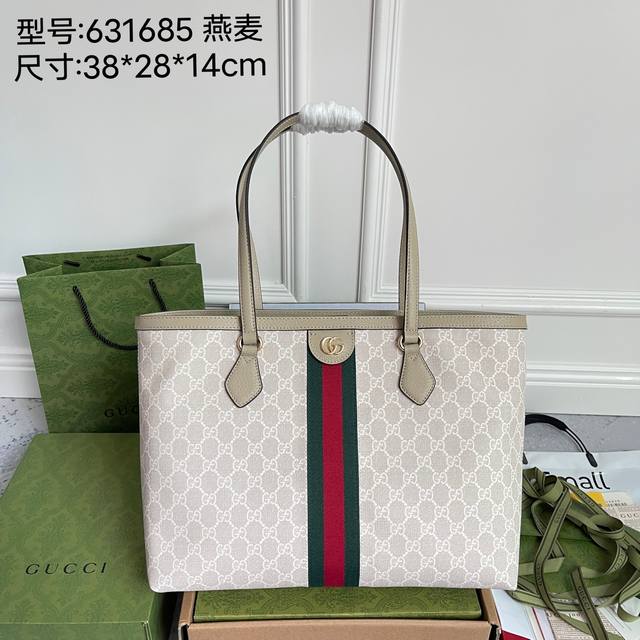 正品级 Gucci新款专柜品质 顶级原单货 实物实拍 款号 631685燕麦 尺寸 宽38X 高28X 深14Cm 出货啦