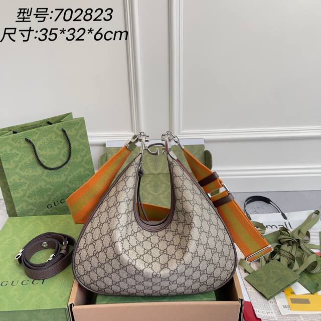 正品级 大号gucci 新款 专柜品质 顶级原单货 款号:702823 颜色 啡棕pvc 尺寸35Cm*32Cm*6Cm现货出货