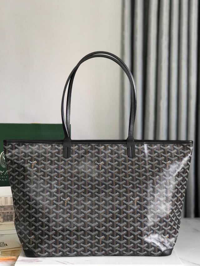 正品级 Goyard 戈雅 经多次研究与改良 不断提升面料与皮质 全方位独家定制只为不断达到客户的高品质要求 如果你担心没拉链的安全性不够高 那么拉链款的托特包