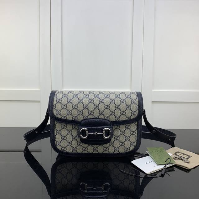 Gucci新款专柜品质 原厂皮 实物实拍 款号:60 4蓝色pvc配皮 尺寸:W25Xh18Xd8Cm