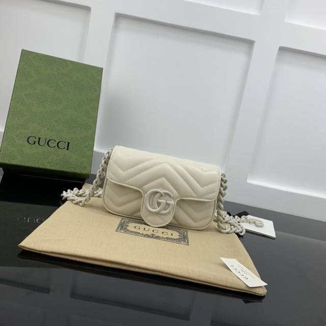 Gucci新款专柜品质 顶级原单货 原厂皮 原厂五金 实物实拍 款号 69 7白唛头 尺寸 W1 Xh10Xd5Cm