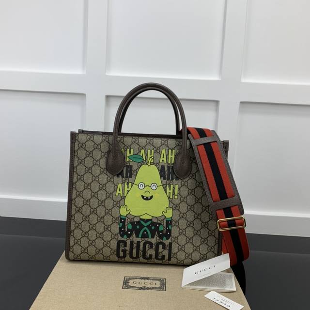 Gucci新款专柜品质 原单货 实物实拍 款号:70 6黄梨印花 尺寸:W3 Xh2 Xd14Cm