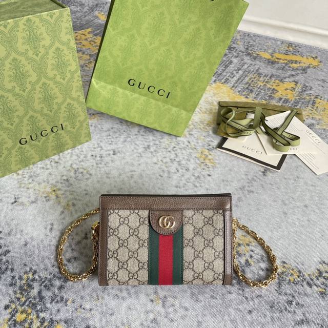 Gucci新款专柜品质 顶级原单货 实物实拍 款号602676啡棕尺寸 宽19X高14X侧宽6 出货啦