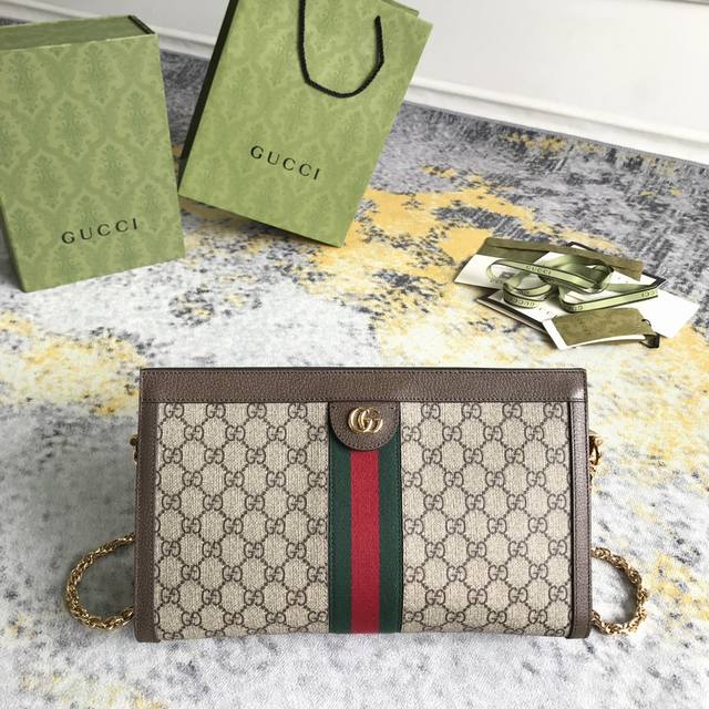 Gucci新款专柜品质 顶级原单货 实物实拍 款号503876啡尺寸 宽3 X高20X侧宽10 出货啦