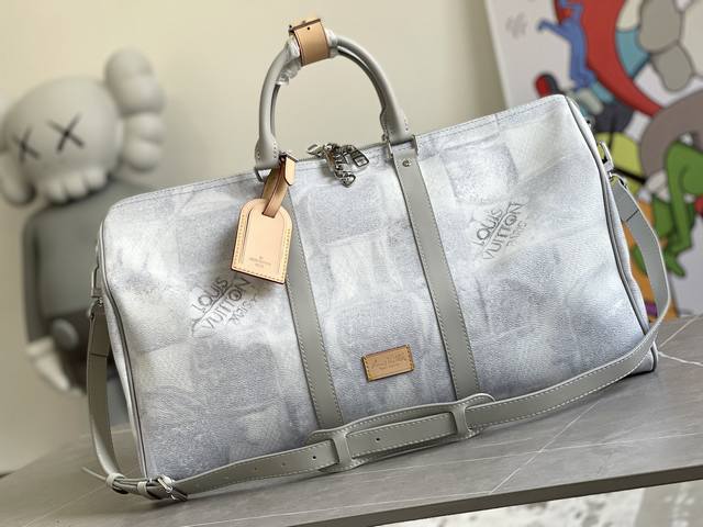 N 69蓝 N 69灰 Keepall Bandouli re 50 旅行袋本款 Keepall Bandouli re 旅行袋取材 Damier Salt 帆