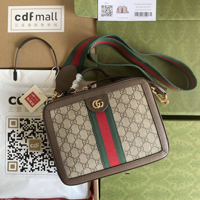 原厂皮配 Cdfmall三亚免税店手提袋 G G Ophidia老花邮差包 复古依然是今年秋冬的设计主线 Ophidia相继推出了很多好看的款式都非常经典 深棕