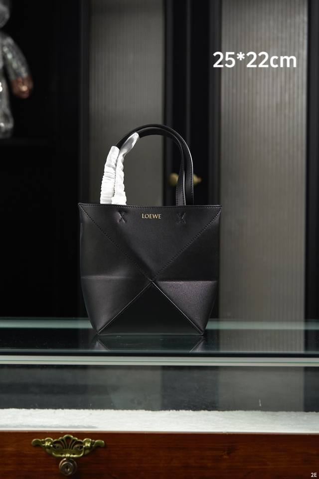 顶级原单 头层牛皮 Loewe 罗意威 Puzzle Tote 拼图托特包 尺寸 25*22Cm