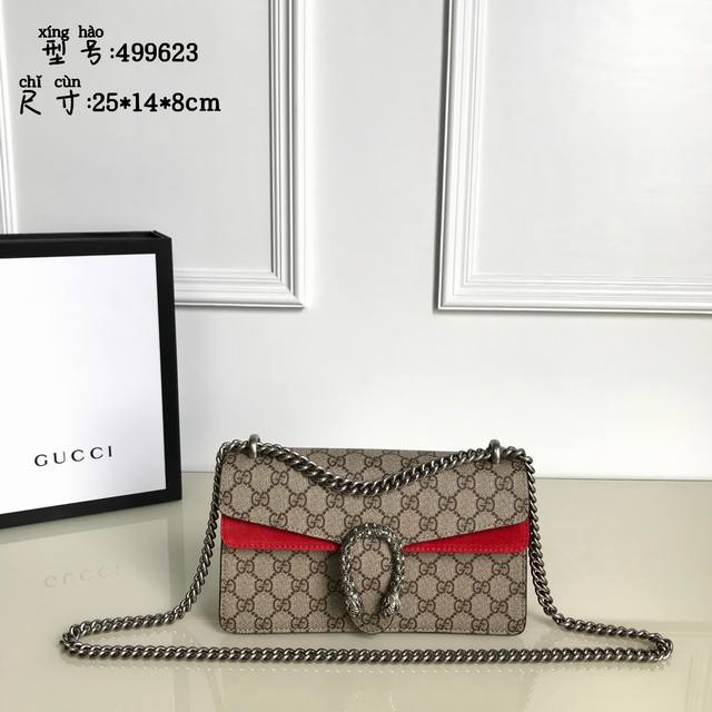 正品级500 Ddd Gucci新款专柜品质 顶级原单货 实物实拍 款号 499623 尺寸 25X14X8 材质 高级pvc配原厂头层磨砂牛皮 最新款精美酒神