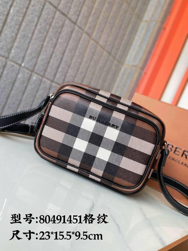 Burberry 巴宝莉 80491451 Ddd Vintage格子腰包 男女通用斜挎包 胸包 经典logo搭配原厂工艺材质 休闲百搭斜挎包 采用精湛镶嵌细工