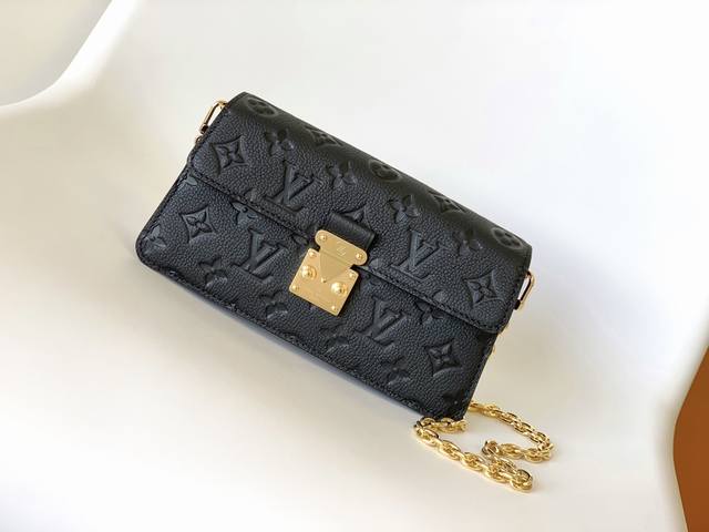 Pm82637黑色 M82836 白色链条包系列 Wallet On Chain Metis 链条手袋 取材粒面 Mjs Monogram Empreinte