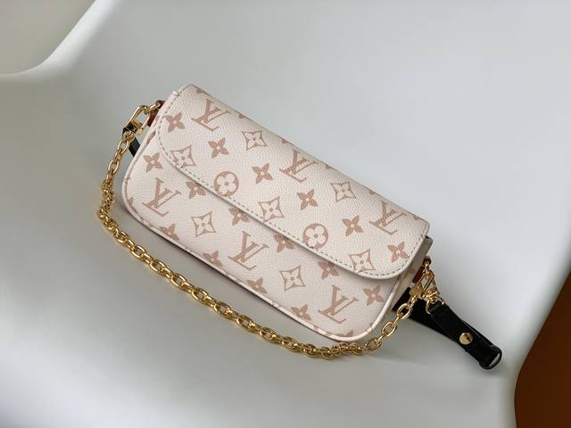 顶级原单 M83091白花 Wallet On Chain Ivy 手袋取材 Monogram 帆布 灵感源自 2000 年代的 Sac Recoleta 手袋