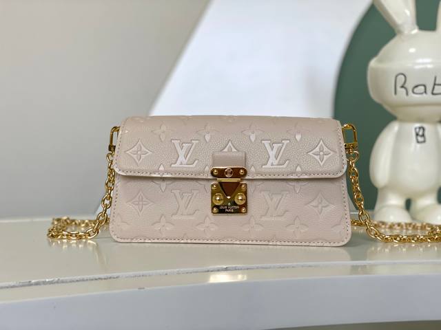 M82637黑色 M82836 白色链条包系列 Wallet On Chain Metis 链条手袋 取材粒面 Mjs Monogram Empreinte 皮