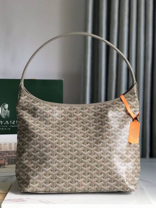 正品级 Goyard Hobo Boh me 流浪包腋下包 灵感来自波西米亚流浪的生活哲学 两大王牌saint Louis Artois系列托特包的综合体 内置