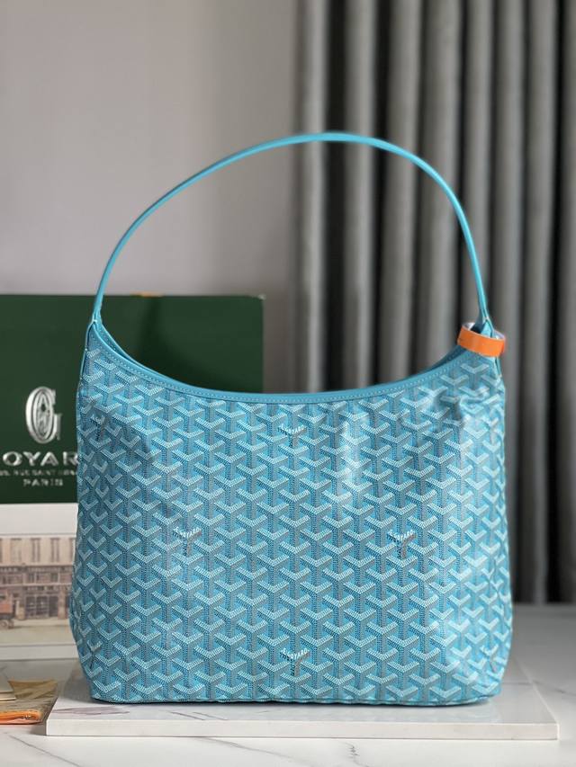 正品级 Goyard Hobo Boh me 流浪包腋下包 灵感来自波西米亚流浪的生活哲学 两大王牌saint Louis Artois系列托特包的综合体 内置