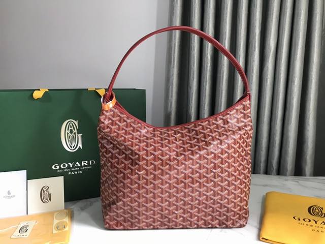 正品级 Goyard Hobo Boh me 流浪包腋下包 灵感来自波西米亚流浪的生活哲学 两大王牌saint Louis Artois系列托特包的综合体 内置