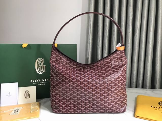 正品级 Goyard Hobo Boh me 流浪包腋下包 灵感来自波西米亚流浪的生活哲学 两大王牌saint Louis Artois系列托特包的综合体 内置