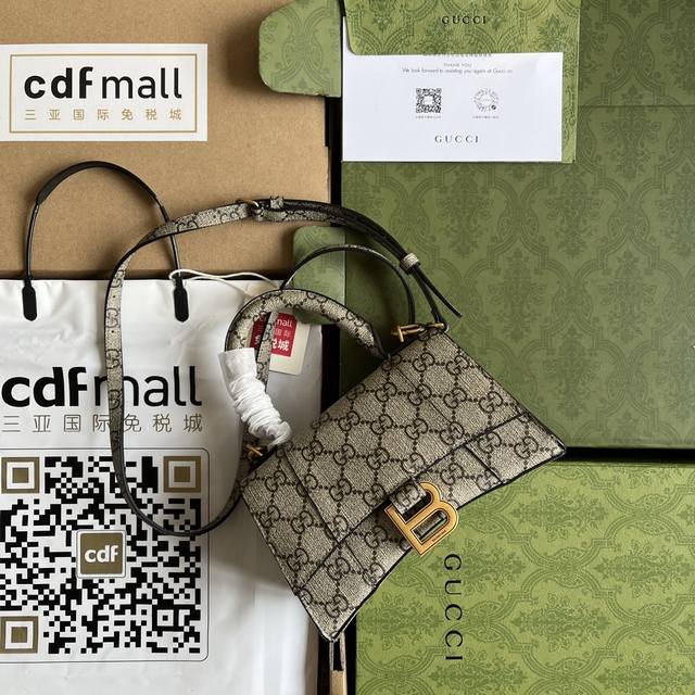 原厂皮配 Cdfmall三亚免税店手提袋 The Hacker Project沙漏包 Gucci X Balenciaga联名款 年度王炸系列当然必须要买啊 两