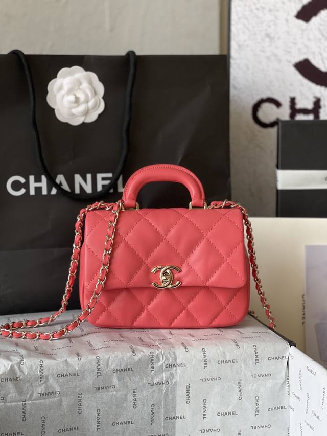 法国 高端定制品 Chane1 As4543# Chanel 24C软乎乎的手柄包 太高级了等不到handle 无意中walk In 看到这个 新上没多久 放柜