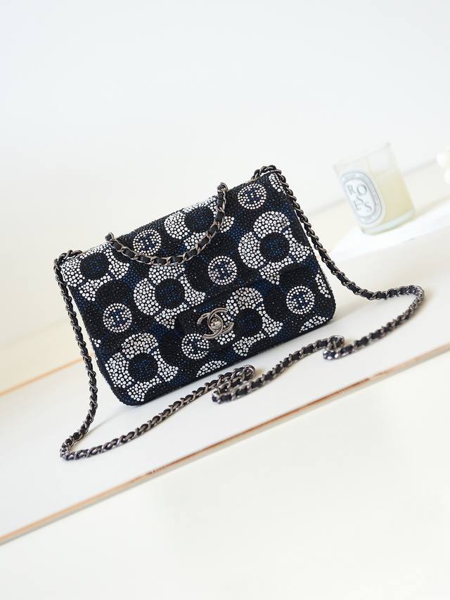 Chanel 23K Cf 高级手工坊 晚宴包 钻石蓝 款号as4298 尺寸20Cm