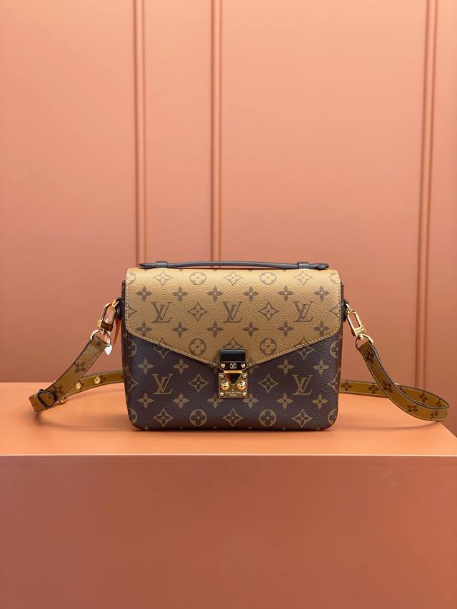 特级mb芯片版原厂皮 P Pochette M tis 手袋 型号 M44876 材料 A级全钢五金 进口原厂面料 包装 全套原厂免税mb包装 尺寸 25X19