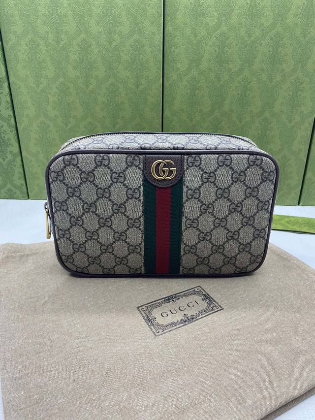 Gucci新款专柜品质 顶级原单货 实物实拍 款号760019啡棕尺寸 宽23.5X高14.5X侧宽6.5