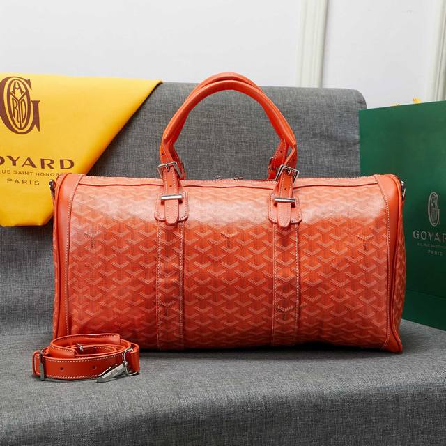 特惠 旅行袋 GOYARD 戈雅 成立于1853年，已超过150年的历史，明星同款，过年假期出门不二选择，尺寸：长48高28宽22