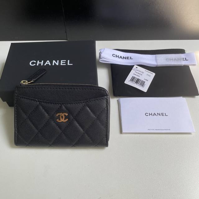 顶级原单，24新品chanel 7字型单拉卡包 款号3179，尺寸12*7.5*2.5Cm。