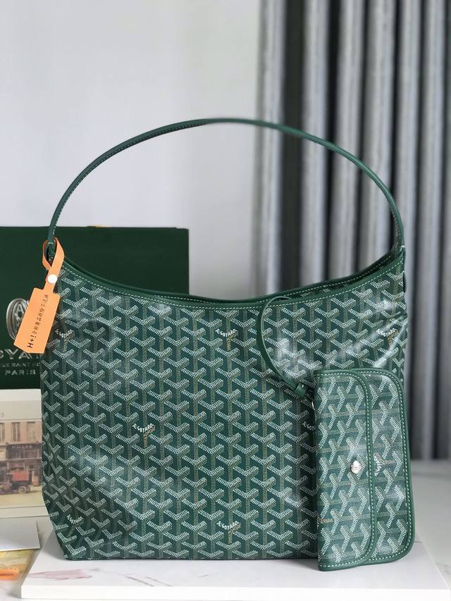 正品级 Goyard Hobo Bohème 流浪包腋下包，灵感来自波西米亚流浪的生活哲学，两大王牌saint Louis Artois系列托特包的综合体，内置