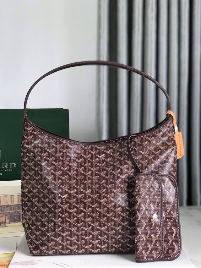 正品级 Goyard Hobo Bohème 流浪包腋下包，灵感来自波西米亚流浪的生活哲学，两大王牌saint Louis Artois系列托特包的综合体，内置