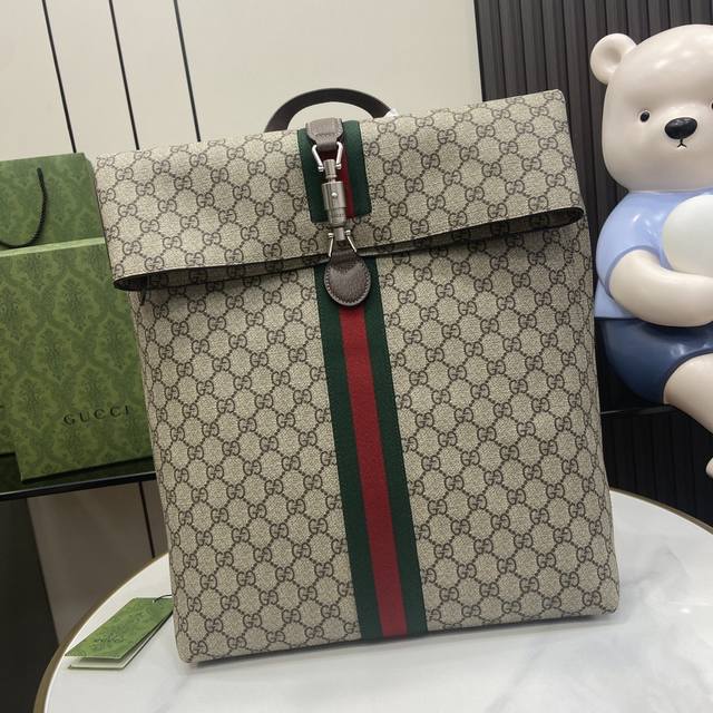 顶级原单gucci顶级专柜品质，实物实拍！款号：771344啡棕 尺寸：52.5X33X18