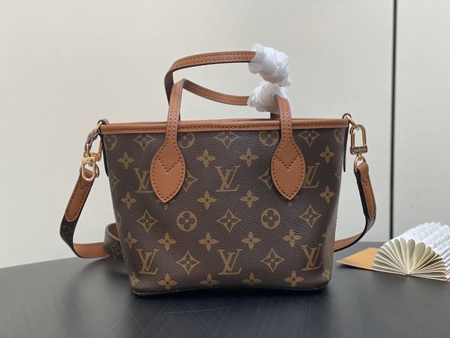 出厂价 顶级原单 M12066老花棕色 双面购物袋系列 Neverfull Bandoulière Inside Out Bb 手袋 M12099老花 黑色 本