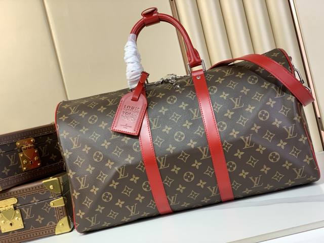 出厂价 Keepall Bandoulière 50 M12634 老花 黄色 M12630老花 绿色m12633 老花 深蓝色m12629 老花 蓝色 M13