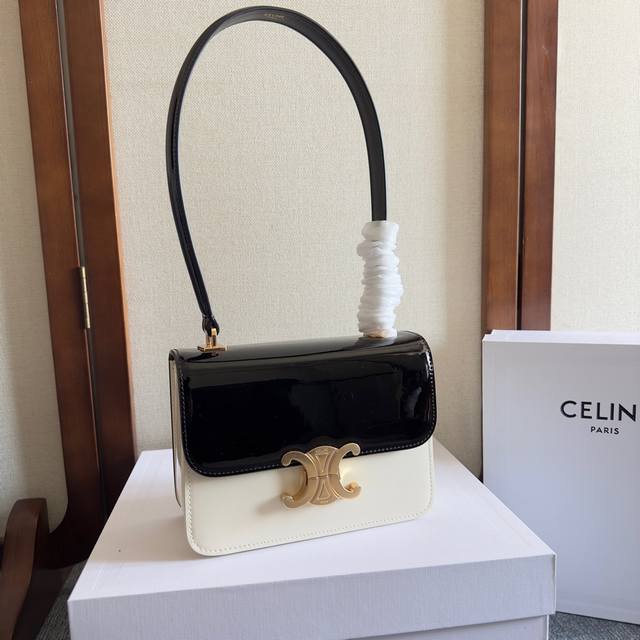 Celine24｜Teen Garance漆面牛皮革手袋- 极致丝滑新品Garance Celine的黄金60年代，一定要拥有的漆皮手袋 -恰到好处的精致感，纯